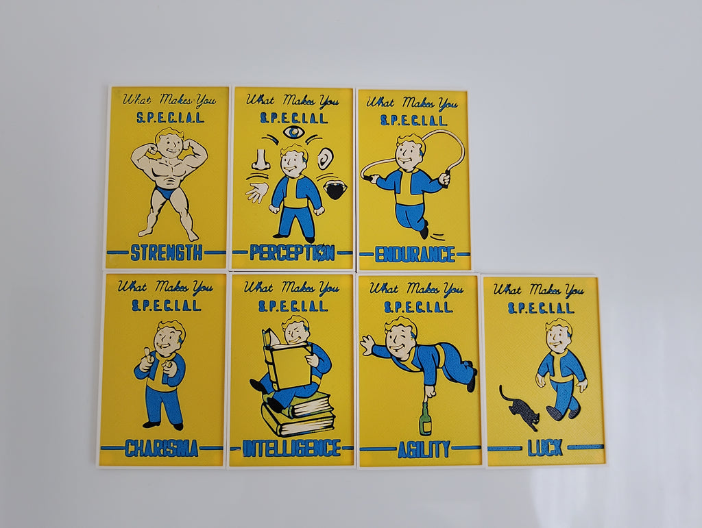 FALLOUT S.P.E.C.I.A.L. Kylskåpsmagnet